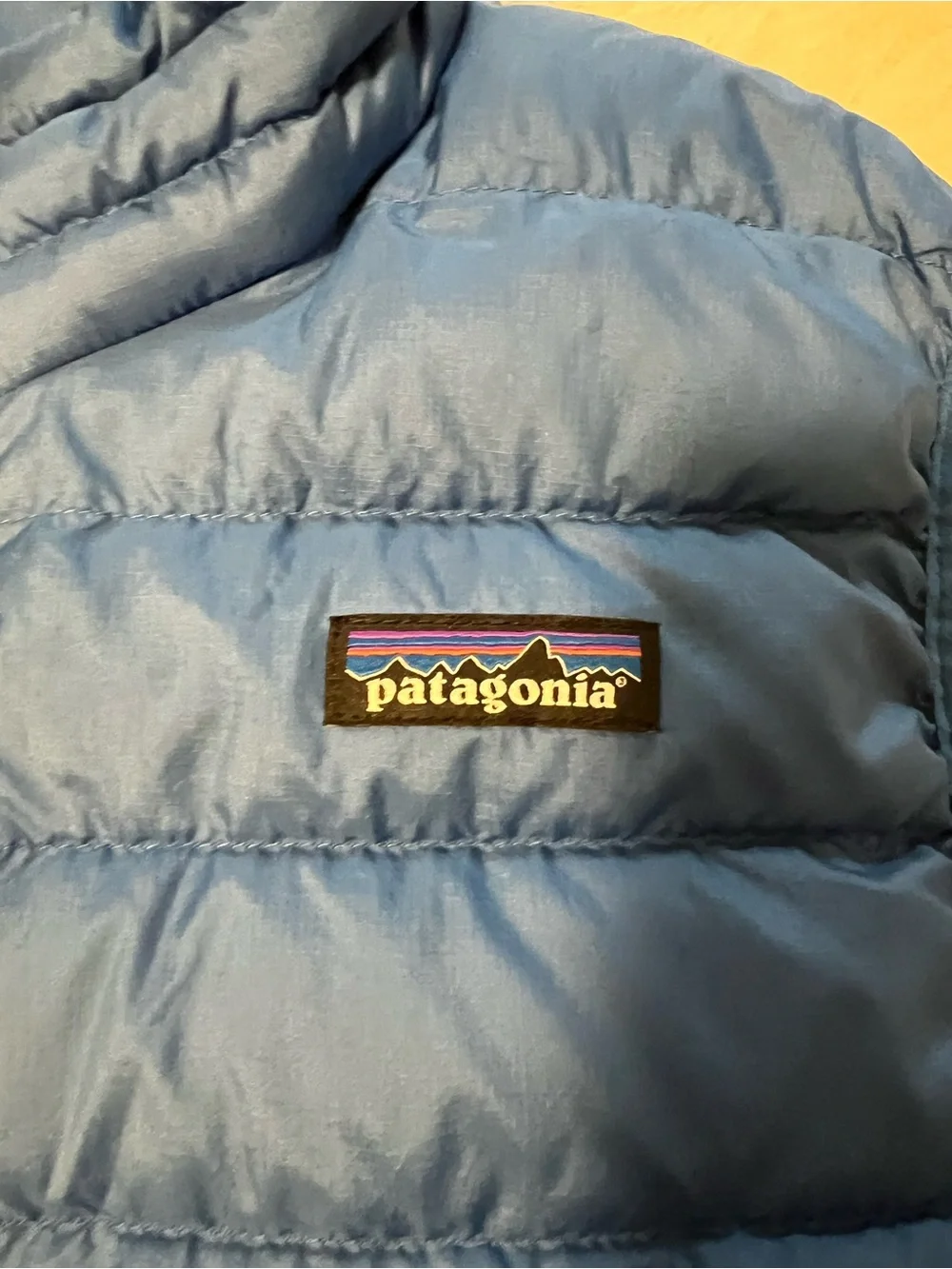 Patagonia Kids' Blue Lightweight Puffer Vest Sz 12